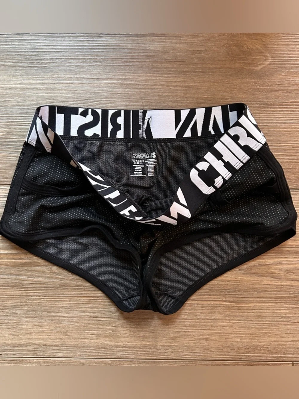 Andrew Christian | Swat Patrol Pocket Trunk w/ Almost Naked in Black (Small)